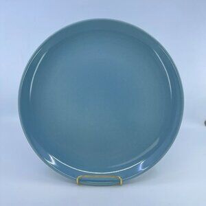 vintage russel wright “iroquois” casual dining dinner plate 10” ice blue